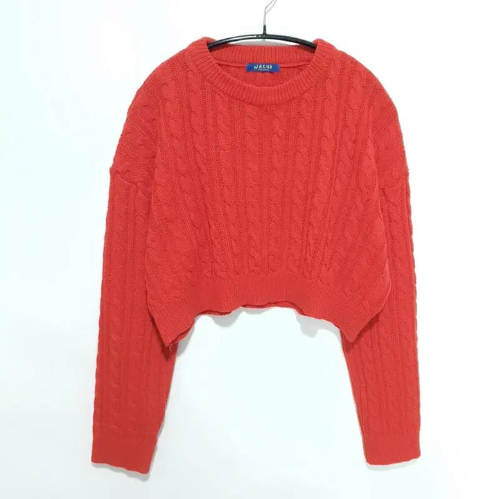 [BUNJANG] Cable Knit Crop Sweater / 케이블 크롭 니트 F_M2139