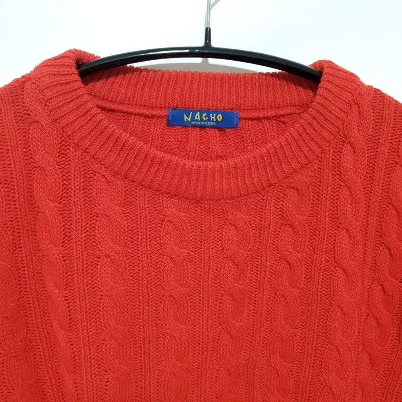[BUNJANG] Cable Knit Crop Sweater / 케이블 크롭 니트 F_M2139