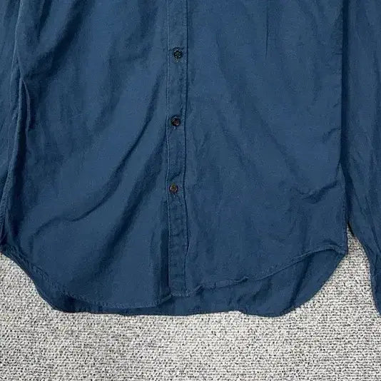 [BUNJANG] Burberry London Two-Pocket Casual Navy Shirt M / 버버리 런던 투포켓 캐주얼 네이비 셔츠 M