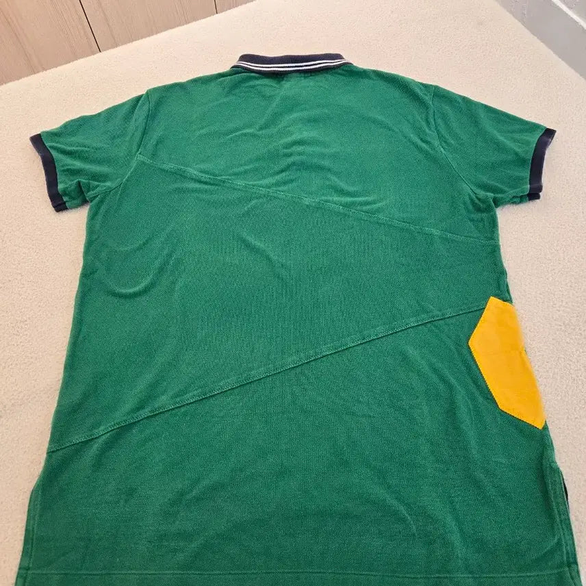[BUNJANG] Polo Ralph Lauren Number 3 Custom Polo Shirt / 폴로 랄프로렌 그린색 넘버3 카라티 XL (커스텀 폴로)