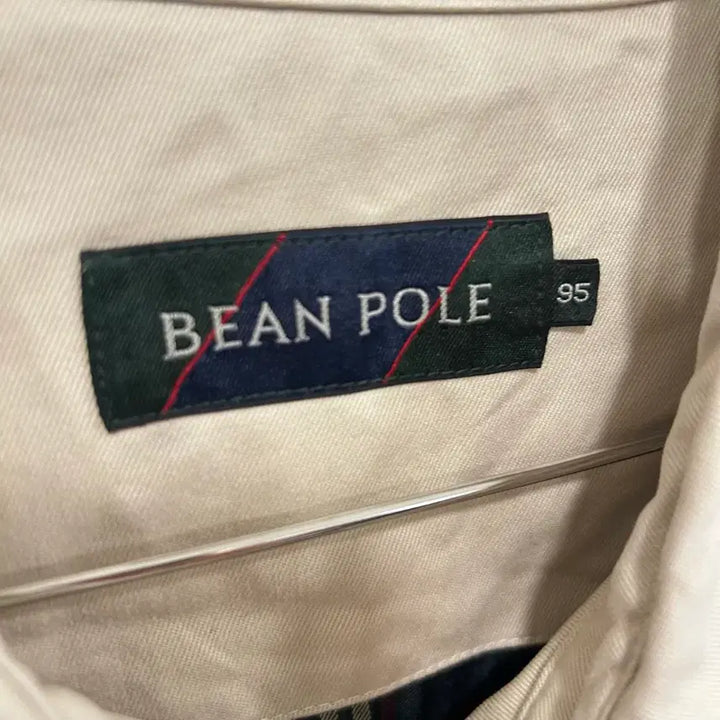 [BUNJANG] Beanpole Small Logo Zip-Up Collar Cotton Work Jacket / 빈폴 스몰로고 집업 카라 코튼 워크자켓