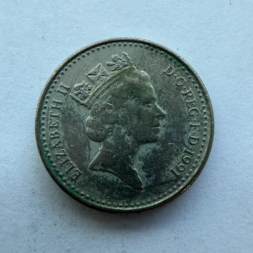 [BUNJANG] 1991 United Kingdom 5 Pence Coin / 1991년 영국 5펜스 동전 S1780