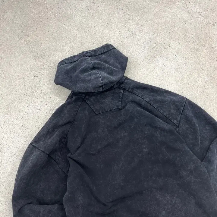 [BUNJANG] Juun.J 24SS Garment Dyed Loose Fit Hoodie / 준지 24ss 가먼트다잉 루즈핏 후드 티셔츠