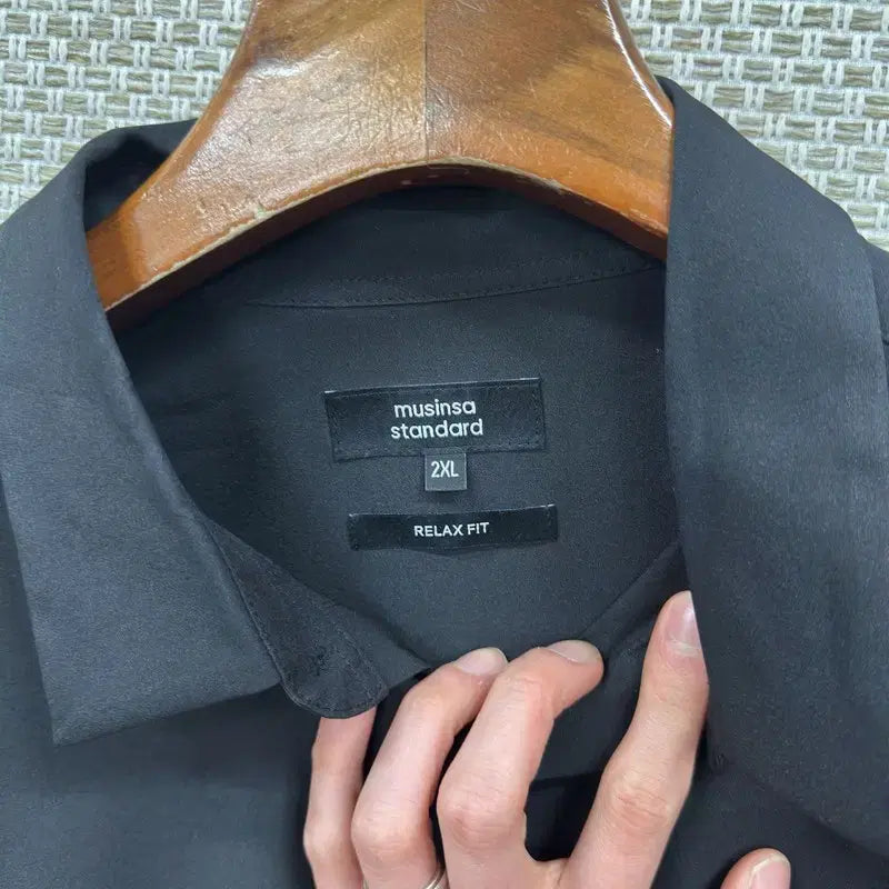 [BUNJANG] Musinsa Standard Casual Long Sleeve Shirt 2XL / 무신사스탠다드 캐주얼 여름 긴팔 셔츠 2XL A09233