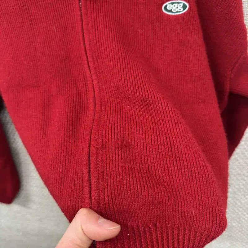 [BUNJANG] Vintage Knit Zip-up Cardigan / 빈티지 니트 집업 가디건 105 M16292