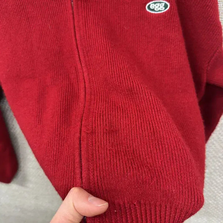 [BUNJANG] Vintage Knit Zip-up Cardigan / 빈티지 니트 집업 가디건 105 M16292