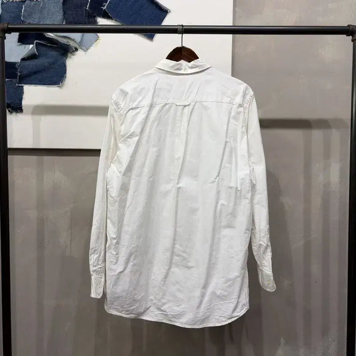 [BUNJANG] Uniqlo Casual Basic Pocket Shirt / (110) 유니클로 캐주얼 베이직 포켓 셔츠 남방