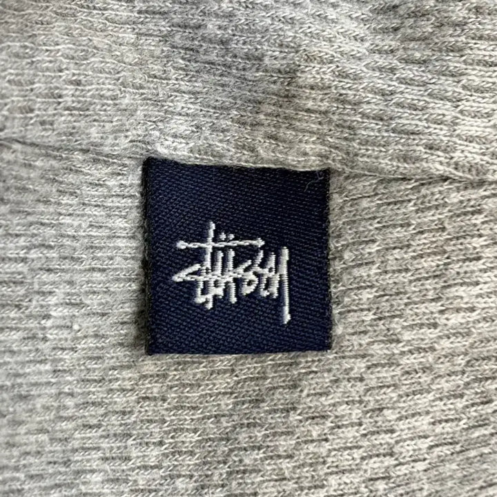 [BUNJANG] Stussy Pigment Dyed Snap Button Sweat Cardigan / [L] 스투시 Stussy 스냅버튼 스웨트 카디건 차콜 피그먼트 9.5