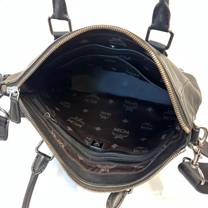 [BUNJANG] MCM Leather Tote Crossbag / 정품 MCM 남성 가죽 토트 크로스백