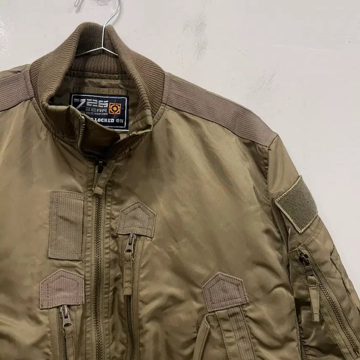 [BUNJANG] 726 Gear Military Pocket Tech Crop MA-1 Jacket / 726기어 밀리터리 포켓 테크 크롭 MA-1 자켓