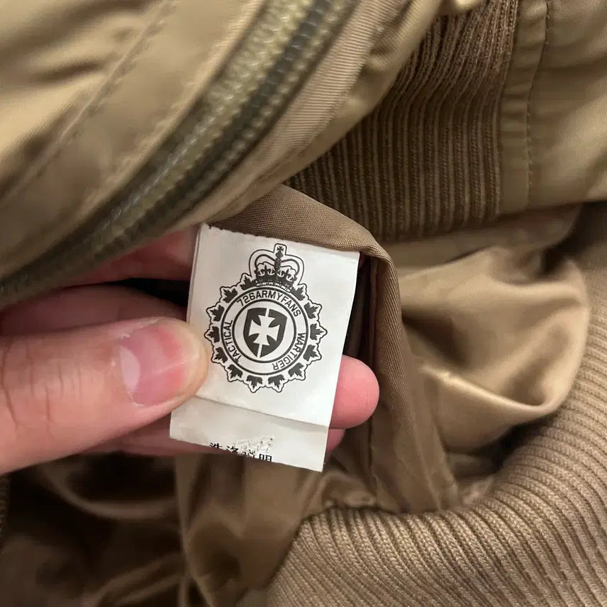 [BUNJANG] 726 Gear Military Pocket Tech Crop MA-1 Jacket / 726기어 밀리터리 포켓 테크 크롭 MA-1 자켓