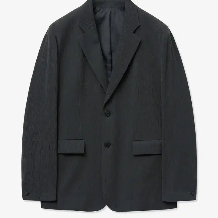 [BUNJANG] TNGT Kinoshita Seersucker Jacket (Black) / tngt 키노시타 시어서커 자켓 105 블랙(Kinoshita)