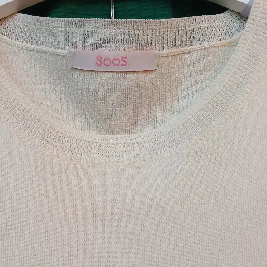 [SOLD OUT] Soos 반팔 니트 아이보리  L~XL정도