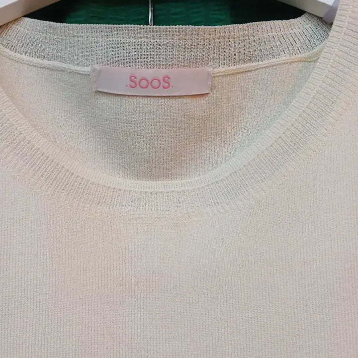 [SOLD OUT] Soos 반팔 니트 아이보리  L~XL정도