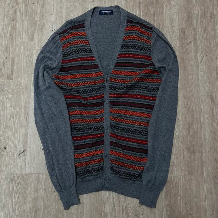 [BUNJANG] ZARA YOUNG Jacquard Knit Cardigan / ZARA YOUNG 모직 자카드 니트 가디건 L/100