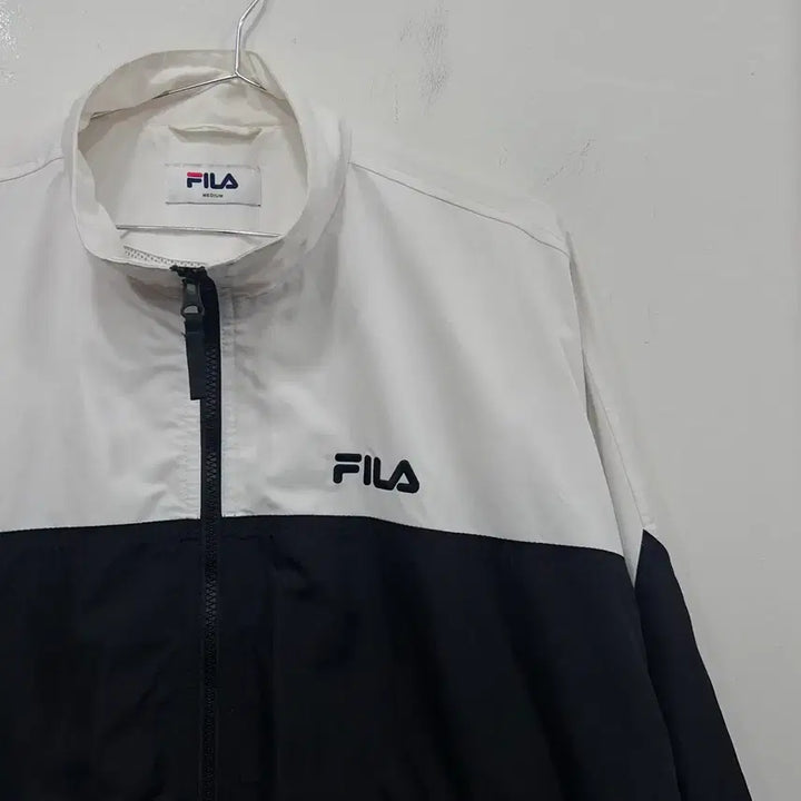 [BUNJANG] Fila Inner Mesh High Neck Windbreaker Jacket / 휠라 스포츠 이너메쉬 하이넥 바람막이