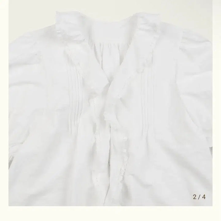 [SOLD OUT] 리본빛 Rosie Ruffle Blouse 로지러플블라우스