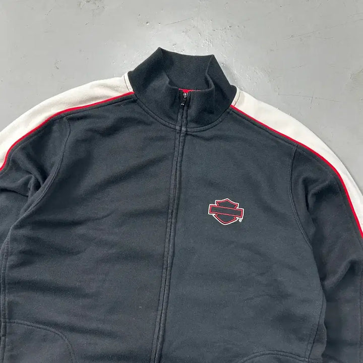 [BUNJANG] Harley-Davidson Logo Sweat Zip-up / 할리데이비슨 로고 스웻집업