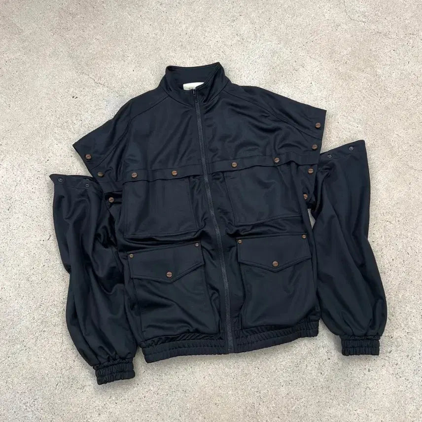 [BUNJANG] Gucci Detachable 2-Way Track Jacket / 구찌 디테처블 2way 트랙 자켓