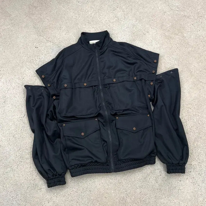 [BUNJANG] Gucci Detachable 2-Way Track Jacket / 구찌 디테처블 2way 트랙 자켓