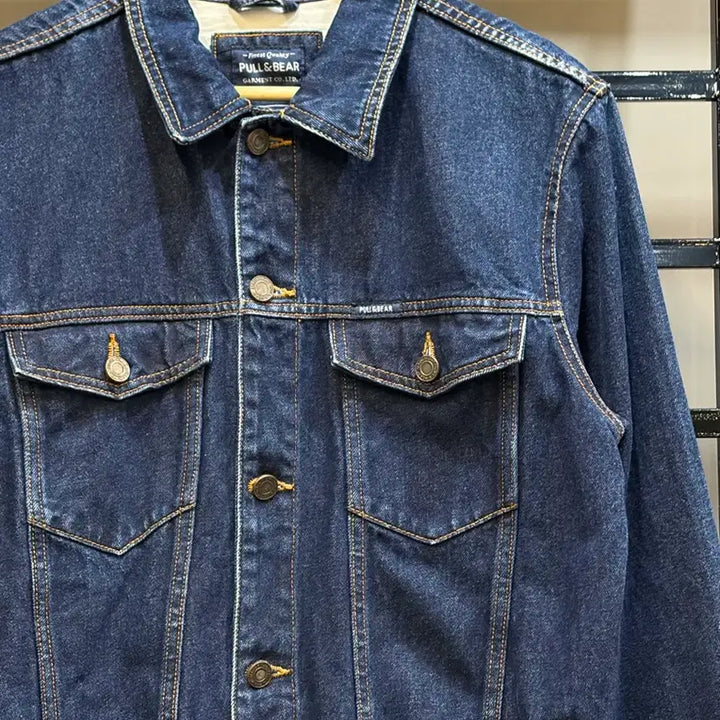 [BUNJANG] Pull&amp;Bear Dark Indigo Denim Trucker Jacket / [XL] 풀앤베어 Pull&amp;Bear 다크 인디고 데님 트러커 재킷 2.5