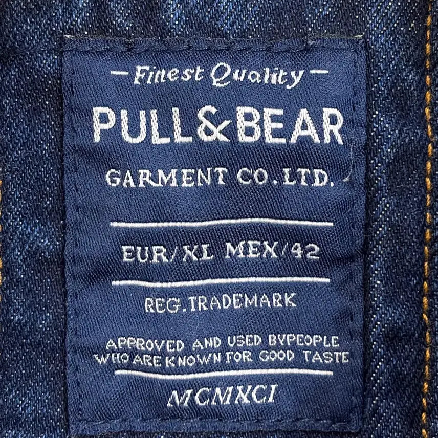 [BUNJANG] Pull&amp;Bear Dark Indigo Denim Trucker Jacket / [XL] 풀앤베어 Pull&amp;Bear 다크 인디고 데님 트러커 재킷 2.5