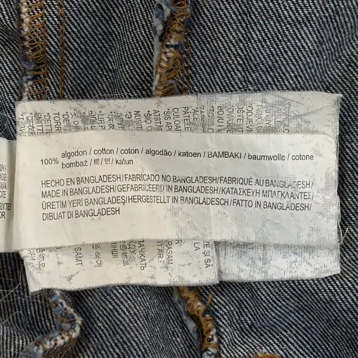 [BUNJANG] Pull&amp;Bear Dark Indigo Denim Trucker Jacket / [XL] 풀앤베어 Pull&amp;Bear 다크 인디고 데님 트러커 재킷 2.5