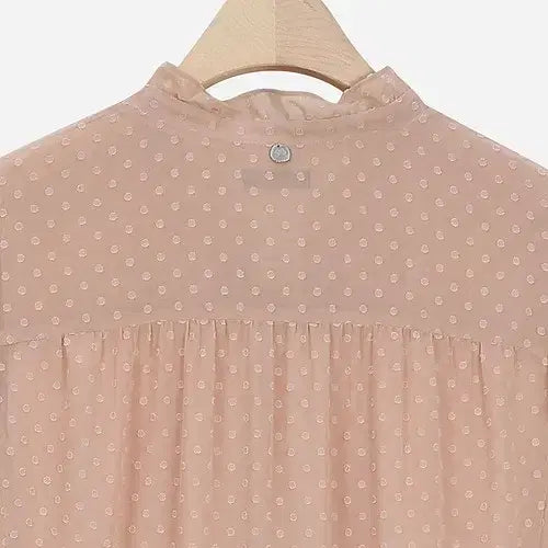 [BUNJANG] Thursday Island Chiffon See-Through Dot Pattern Dress / [s] 써스데이아일랜드 쉬폰 시스루 도트 패턴 원피스