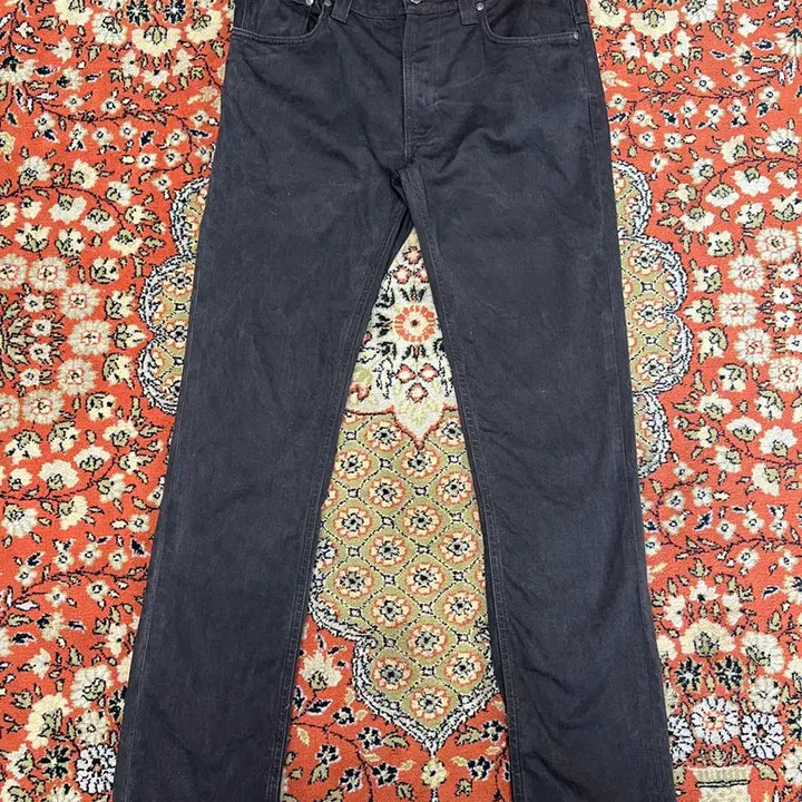 [SOLD OUT] [33] 누디진 씬핀 블랙 데님 팬츠