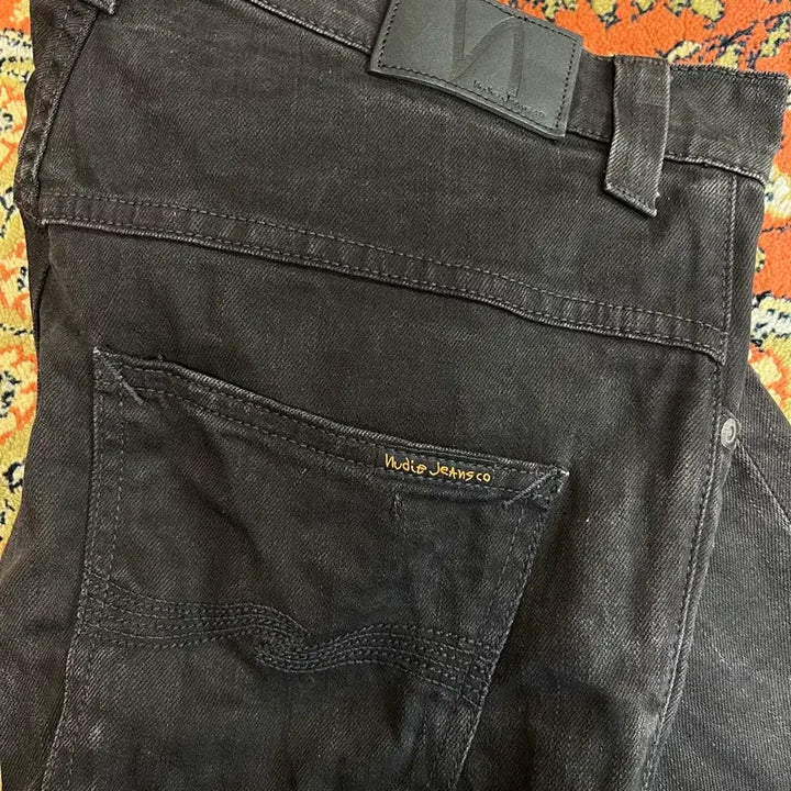 [SOLD OUT] [33] 누디진 씬핀 블랙 데님 팬츠