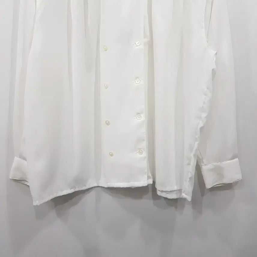 [SOLD OUT] 빈티지 카라 오버핏 박시 오피스룩 하객룩 긴팔 블라우스 여L Q435