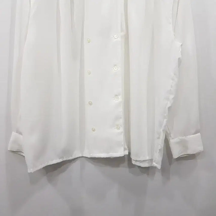 [SOLD OUT] 빈티지 카라 오버핏 박시 오피스룩 하객룩 긴팔 블라우스 여L Q435