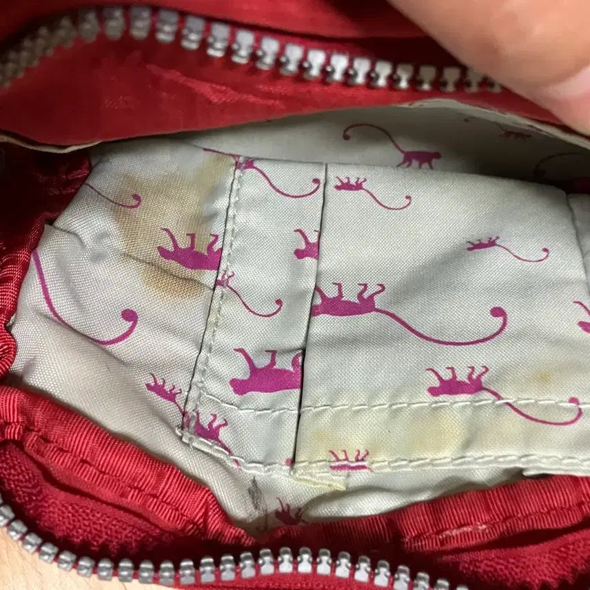 [BUNJANG] Kipling Mini Crossbody Bag Red / 키플링 미니 크로스백 레드
