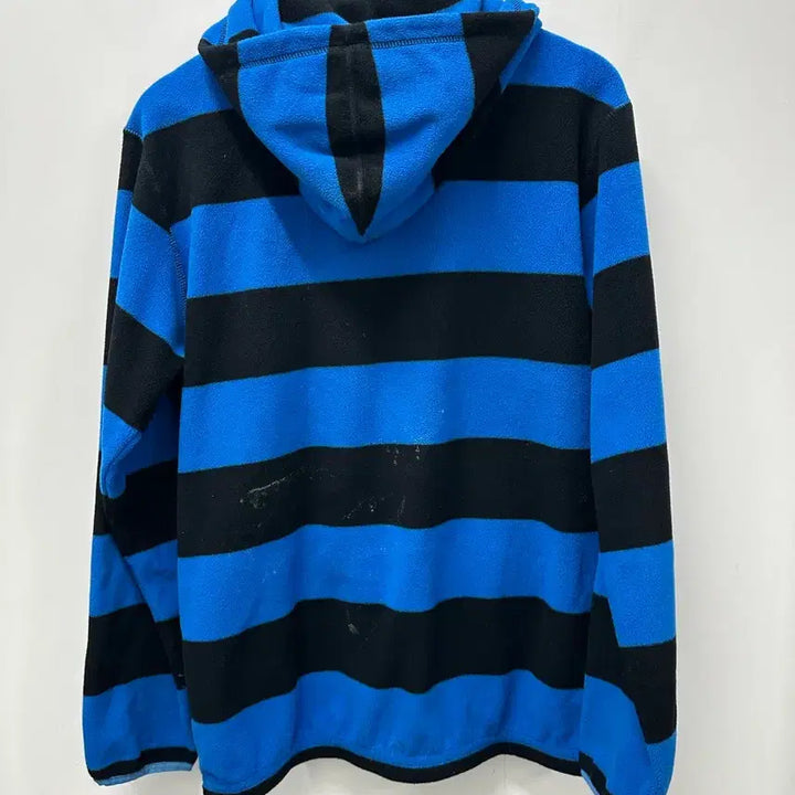 [BUNJANG] Adidas Striped Fleece Zip-Up Jacket (Size 105) / [만원 아라비아빈티지]아디다스 스트라이프 후리스 집업 105