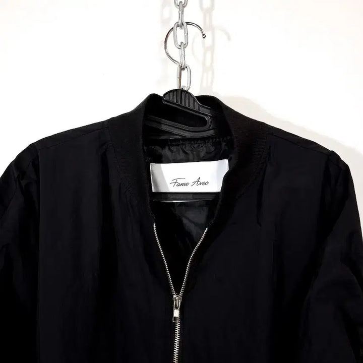 [SOLD OUT] Fumie Asaco 블랙 셔링 봄버 자켓