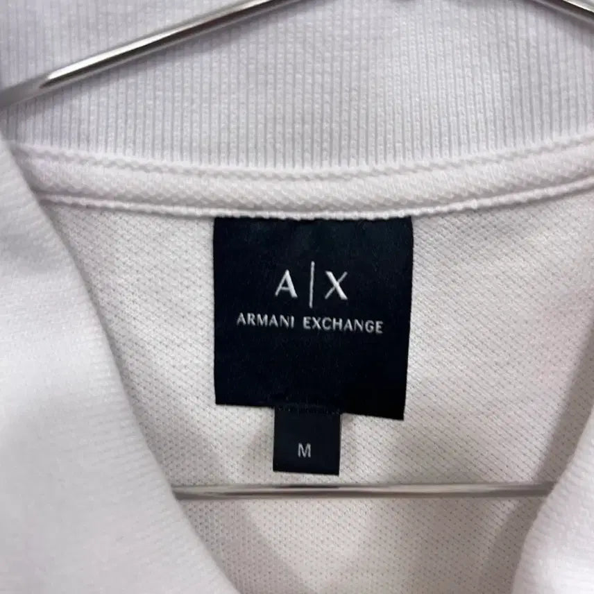 [BUNJANG] Armani Exchange Color Block PK Cotton Short Sleeve Polo Shirt / 아르마니 익스체인지 배색 PK 코튼 반팔 카라티