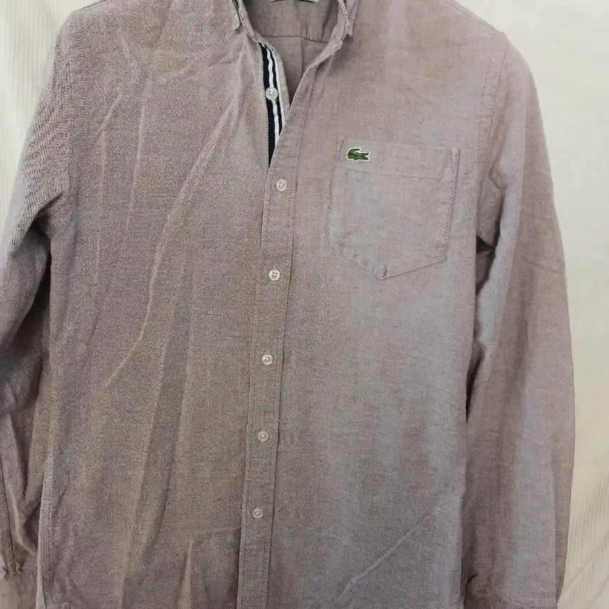 [BUNJANG] Lacoste Gingham Check Shirt / 라코스테 깅엄 체크 셔츠 남방 95