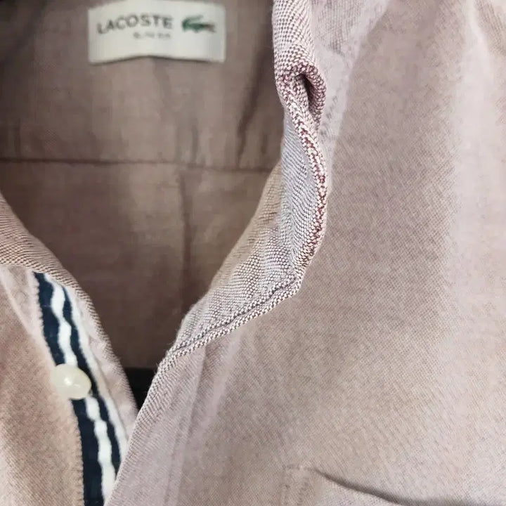 [BUNJANG] Lacoste Gingham Check Shirt / 라코스테 깅엄 체크 셔츠 남방 95