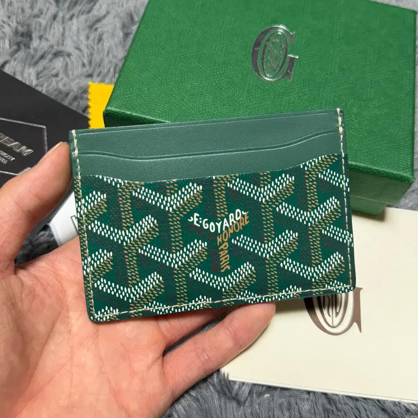 [SOLD OUT] [새상품급/풀구성]고야드 그린 생쉴피스 카드지갑