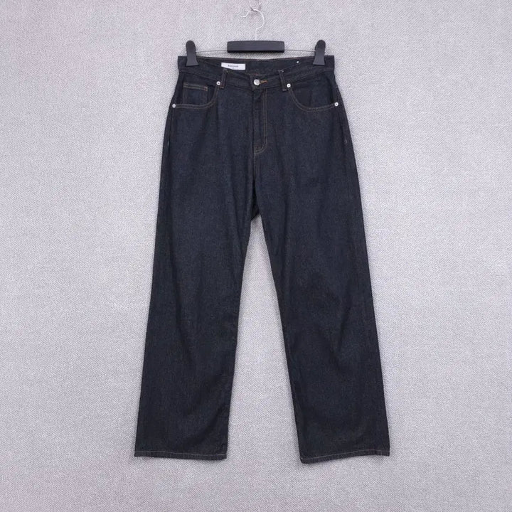 [SOLD OUT] 에잇세컨즈 2023 남성 진청 와이드핏 롱 청바지 31
