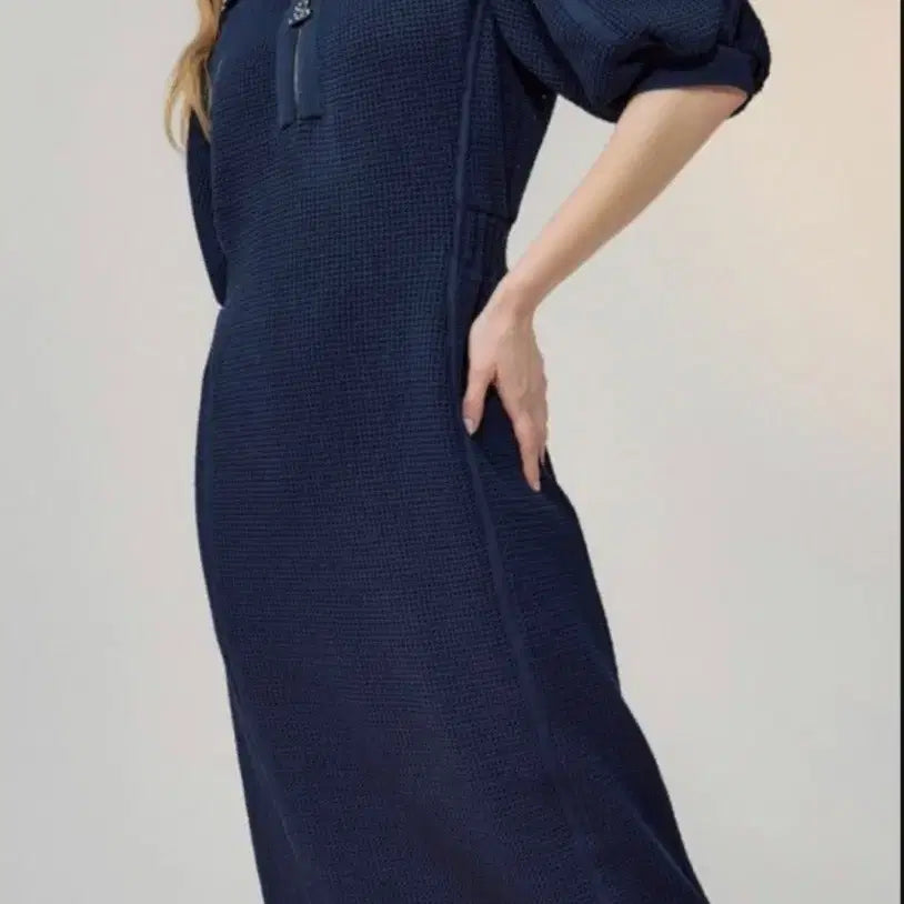 [BUNJANG] Hanseom Lanvin Knit Mini Dress / 한섬 랑방 반팔 니트 원피스 핏 예쁜 고급라인 정가105만원