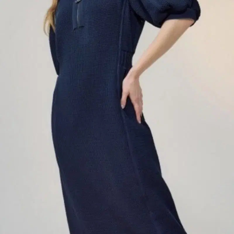 [BUNJANG] Hanseom Lanvin Knit Mini Dress / 한섬 랑방 반팔 니트 원피스 핏 예쁜 고급라인 정가105만원