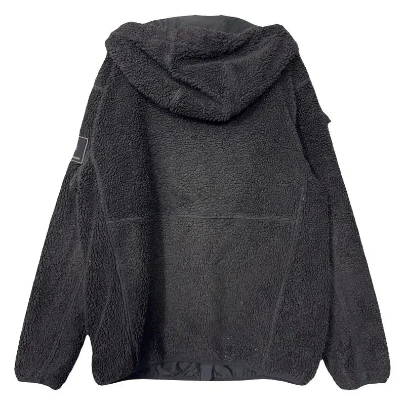 [BUNJANG] Black Yak Fleece Hoodie Zip-up 95 / 블랙야크 블랙 양털 뽀글이 후리스 후드 집업 95
