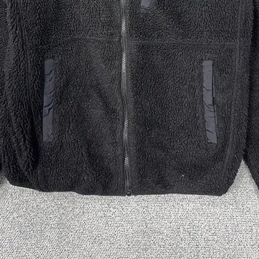 [BUNJANG] Black Yak Fleece Hoodie Zip-up 95 / 블랙야크 블랙 양털 뽀글이 후리스 후드 집업 95