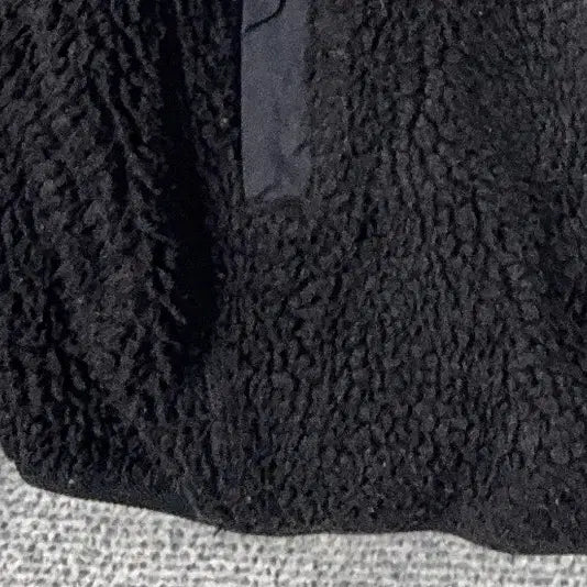 [BUNJANG] Black Yak Fleece Hoodie Zip-up 95 / 블랙야크 블랙 양털 뽀글이 후리스 후드 집업 95
