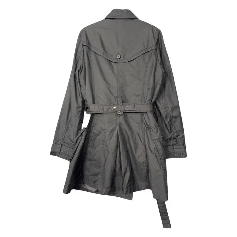 [BUNJANG] Crux Gray Classic Belted Trench Coat / 크럭스 그레이 클래식 벨티드 트렌치 코트 85