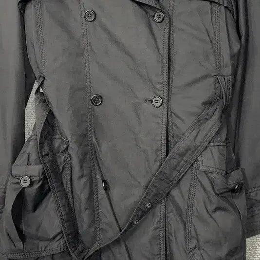 [BUNJANG] Crux Gray Classic Belted Trench Coat / 크럭스 그레이 클래식 벨티드 트렌치 코트 85