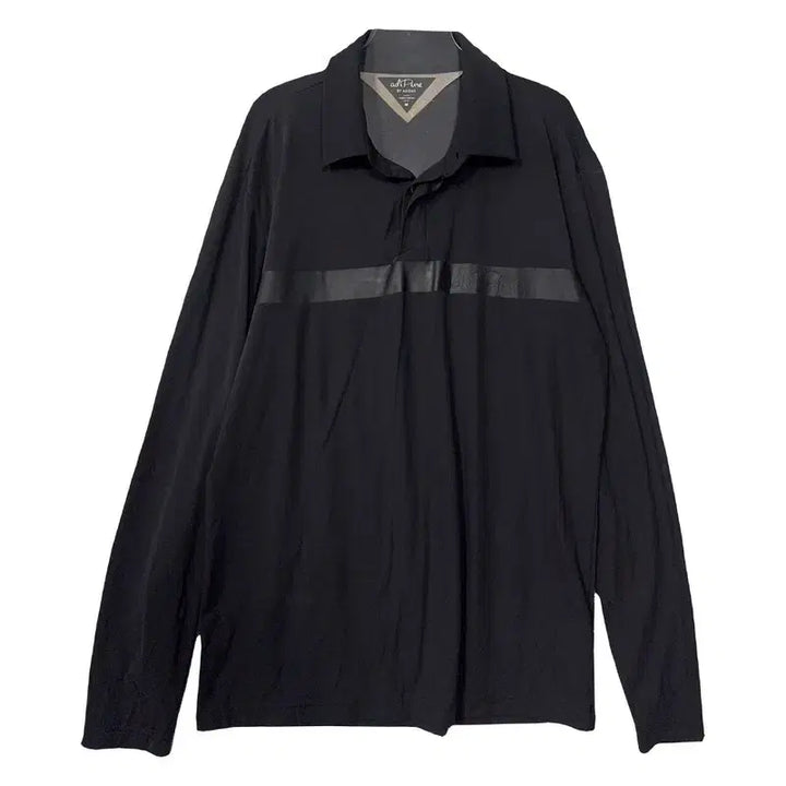 [BUNJANG] Adidas Black Long Sleeve Polo Shirt / 아디다스 블랙 긴팔 카라티 M
