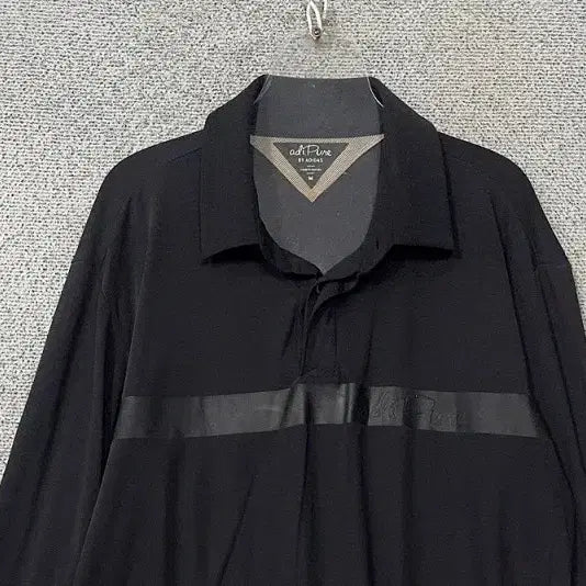 [BUNJANG] Adidas Black Long Sleeve Polo Shirt / 아디다스 블랙 긴팔 카라티 M