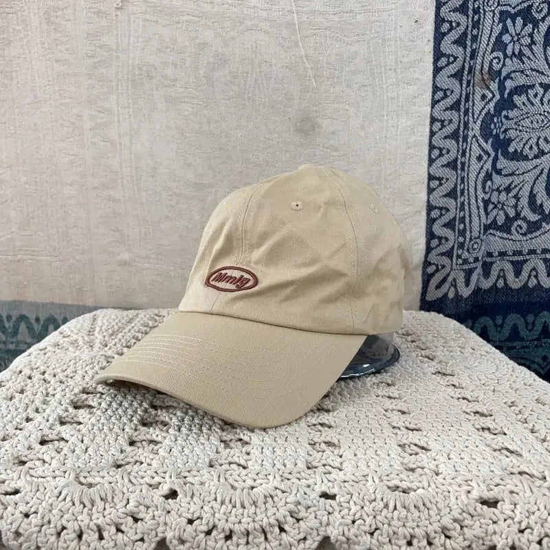 [BUNJANG] MMLG Beige Logo Ball Cap / [F] MMLG 엠엠엘지 로고 베이지 볼캡 모자